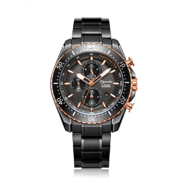 Alexandre Christie AC 6503 Full Black Rosegold MCBIPBARG